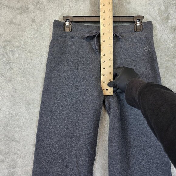 Champion Sweatpants Mens Small Gray Eco Fleece Joggers Drawstring Elastic Cuffs - Picture 3 of 10